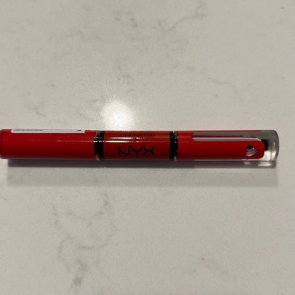 NYX Make Up REBEL IN RED / Gloss & Clear Gloss / Brand new.